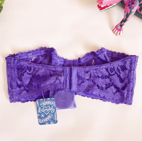 Free People | Love Letters Convertible Bra Purple Periwinkle 32B New Lingerie - Picture 6 of 14